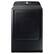 Front. Samsung - 7.4 cu. ft. Capacity Gas Dryer with Sensor Dry - Brushed Black.