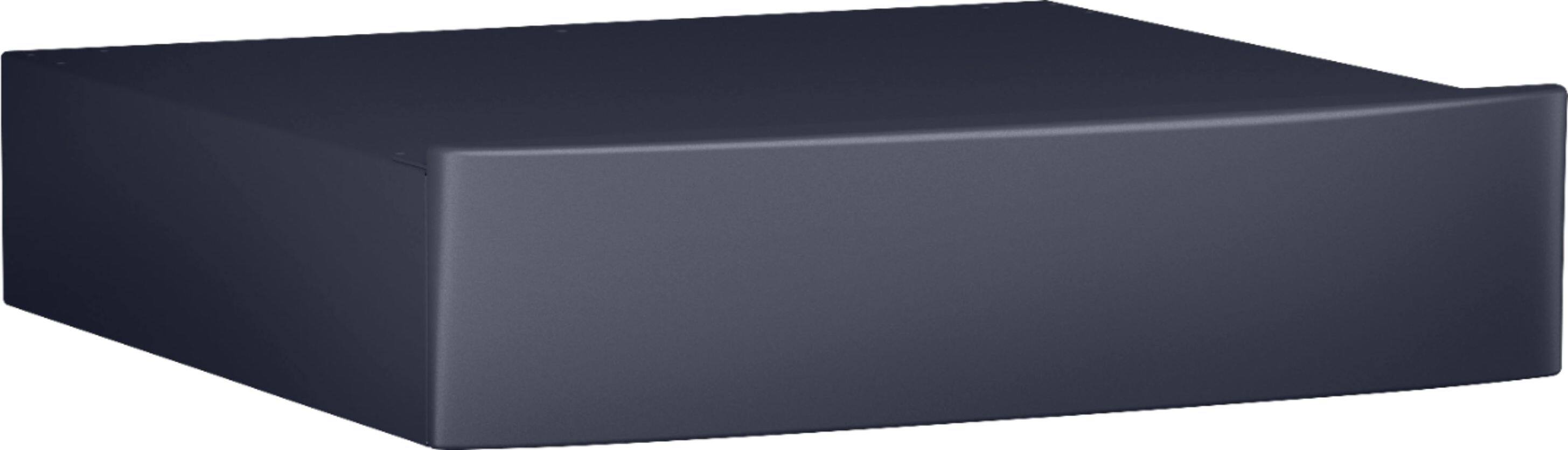 Angle. GE - Washer/Dryer Laundry 7" Pedestal - Sapphire Blue.