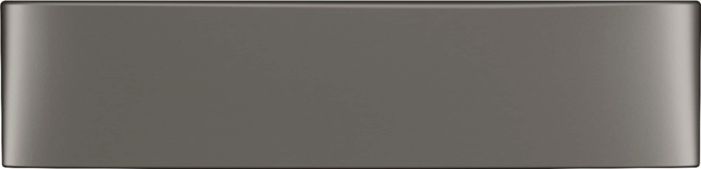 Front. GE - Washer/Dryer Laundry 7" Pedestal - Satin Nickel.