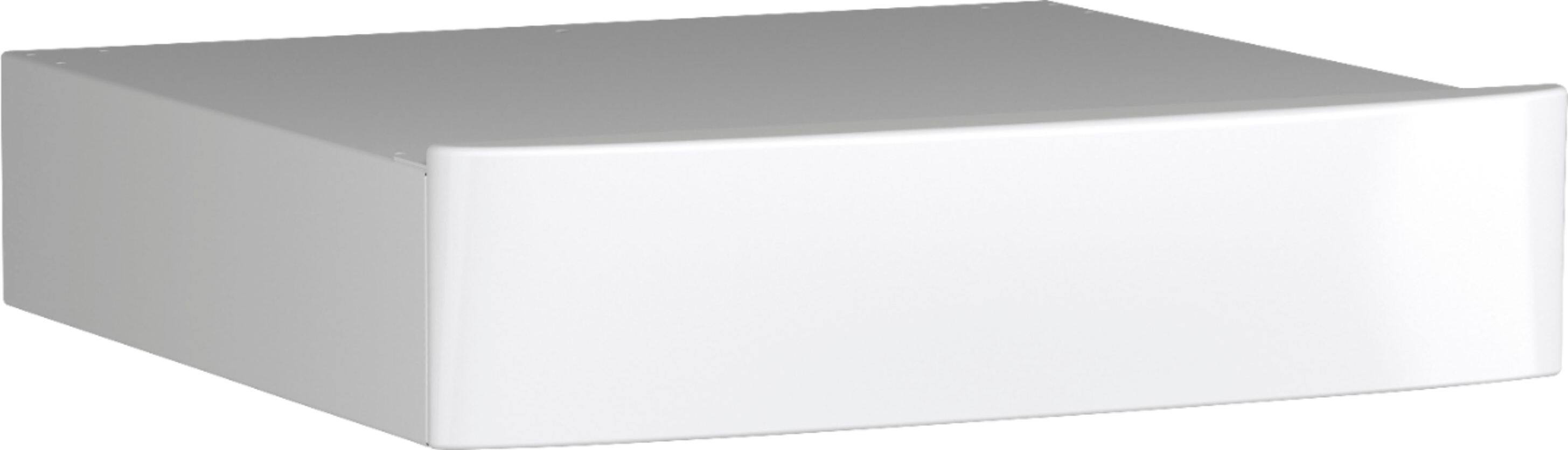 Angle. GE - Washer/Dryer Laundry 7" Pedestal - White.