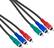 Alt View 13. Best Buy essentials™ - 6' Component Video Cable - Black.