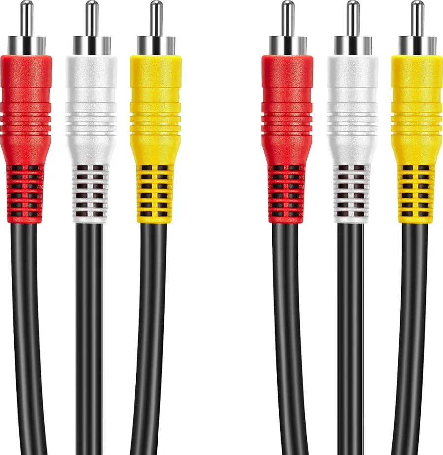 Alt View 17. Best Buy essentials™ - 6' Composite A/V Cable - Black.