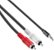 Alt View 13. Best Buy essentials™ - 6' 3.5 mm to Stereo Audio RCA Cable - Black.