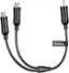 Alt View 14. Best Buy essentials™ - 6" 2-Way 1-Male to 2-Female RCA Splitter - Black.