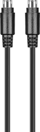 Front. Best Buy essentials™ - 6' S-Video Cable - Black.