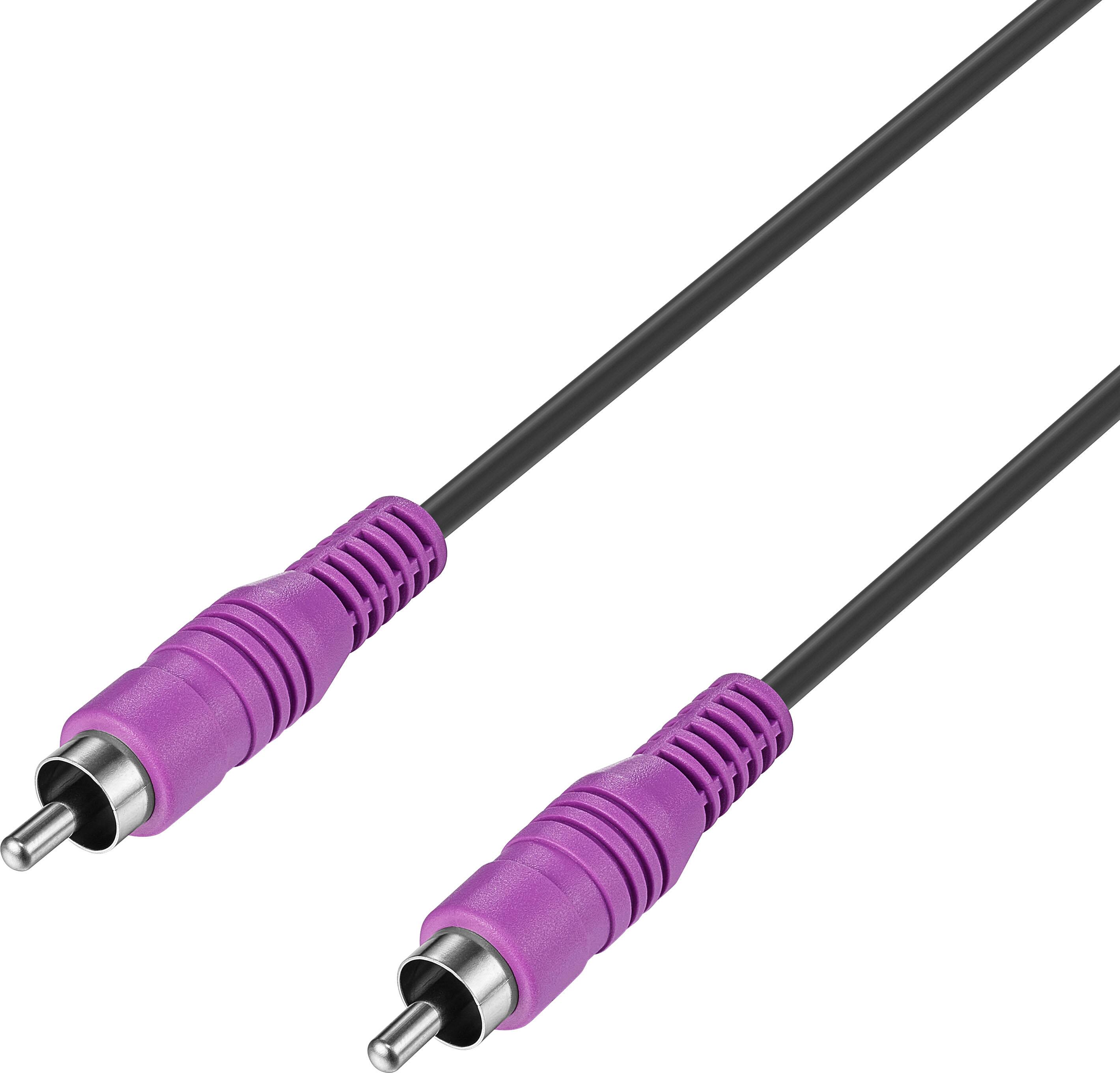 Alt View 11. Best Buy essentials™ - 15’ RCA Cable for Subwoofers - Black.