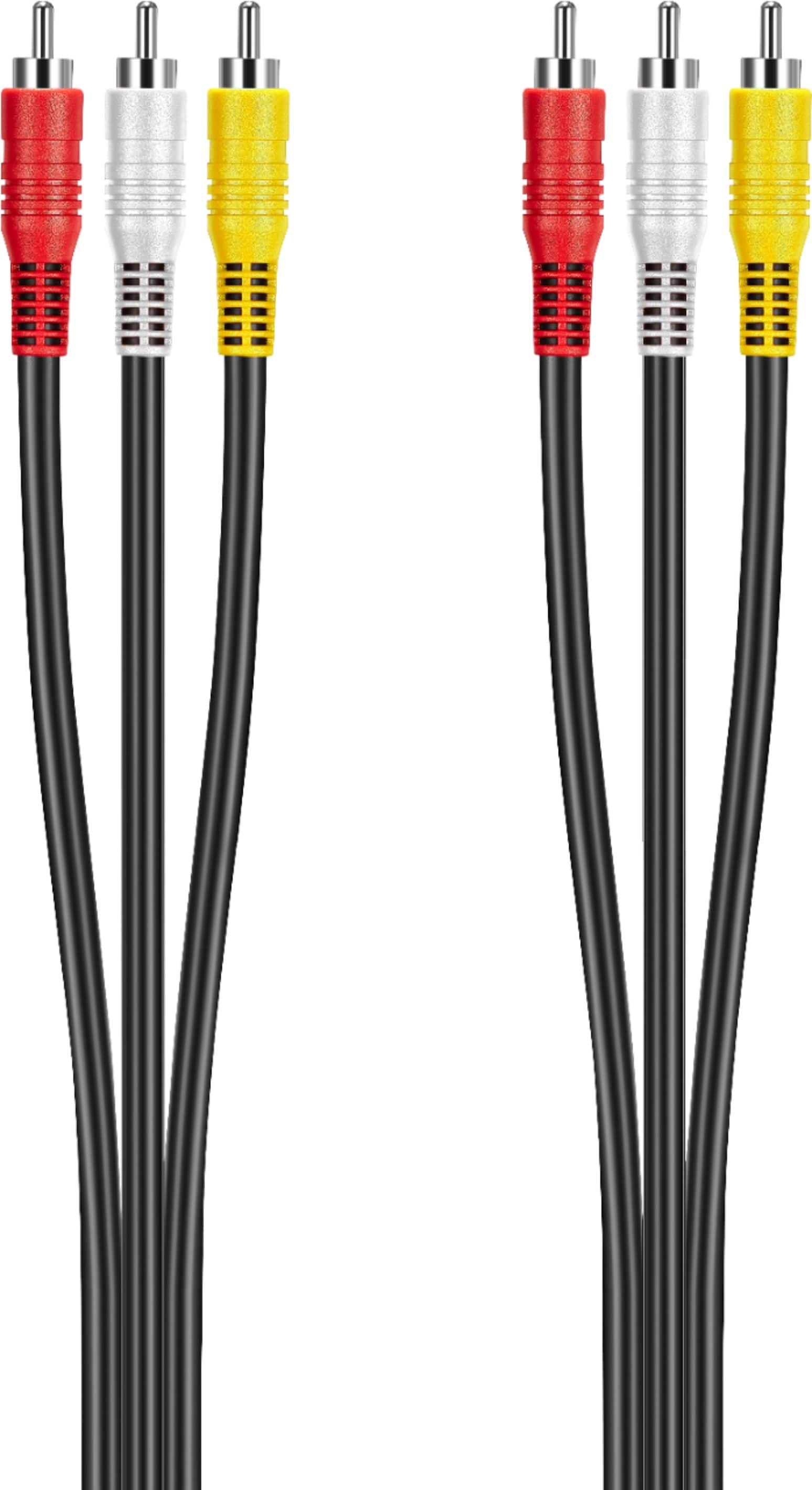 Alt View 12. Best Buy essentials™ - 12' Composite A/V Cable - Black.