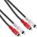 Alt View Zoom 13. Best Buy essentials™ - 6' Stereo Audio RCA Cable - Black.
