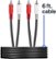 Alt View Zoom 18. Best Buy essentials™ - 6' Stereo Audio RCA Cable - Black.