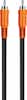 Front. Best Buy essentials™ - 6' Coaxial A/V Cable - Black.