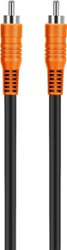Best Buy essentials™ - 6' Coaxial A/V Cable - Black - Front_Zoom