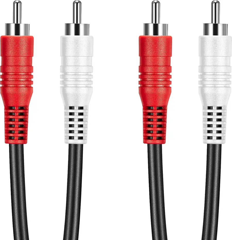 Alt View 16. Best Buy essentials™ - 12' Stereo Audio RCA Cable - Black.