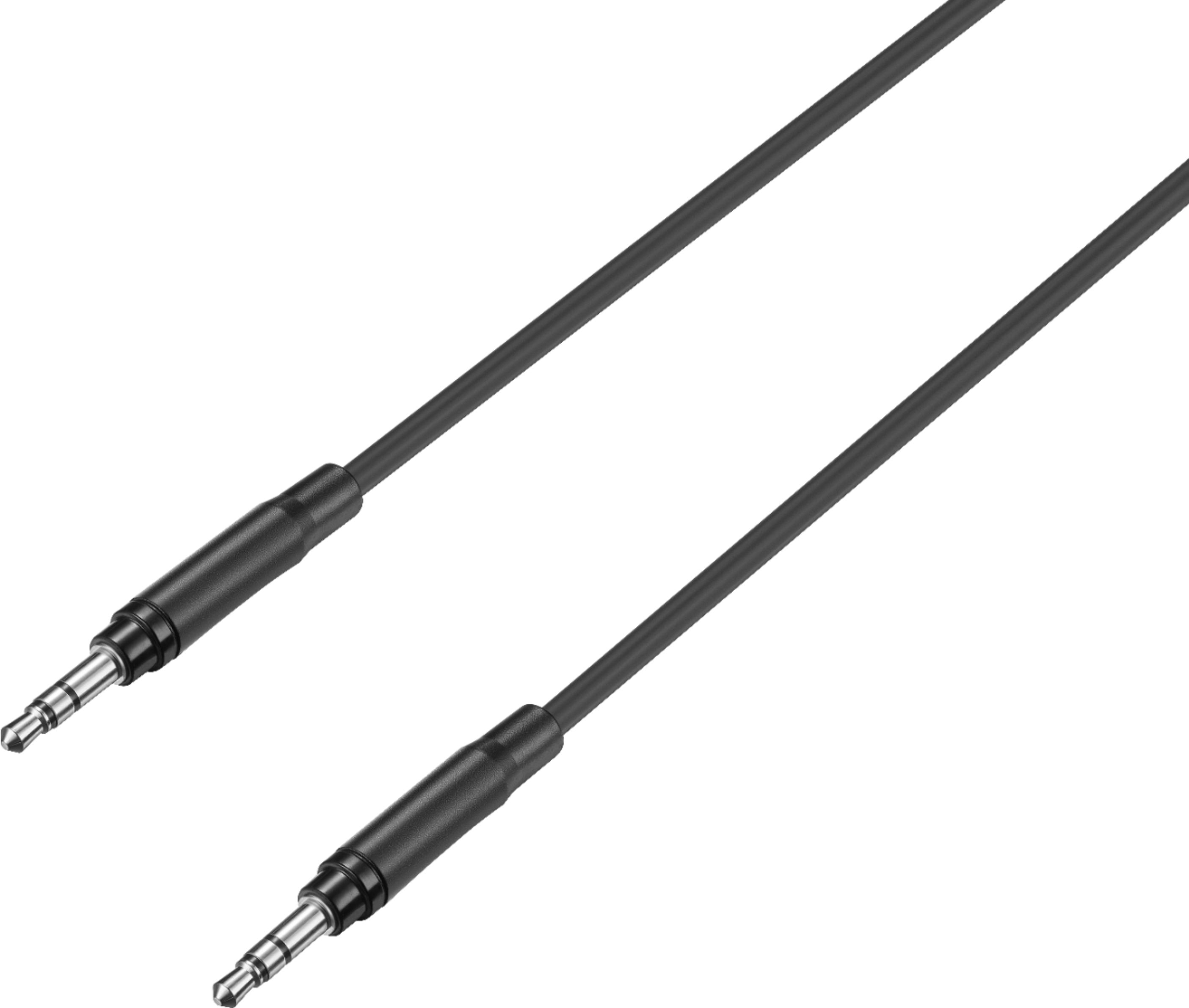 Best Buy essentials™ - 6' 3.5 mm Audio Cable - Black