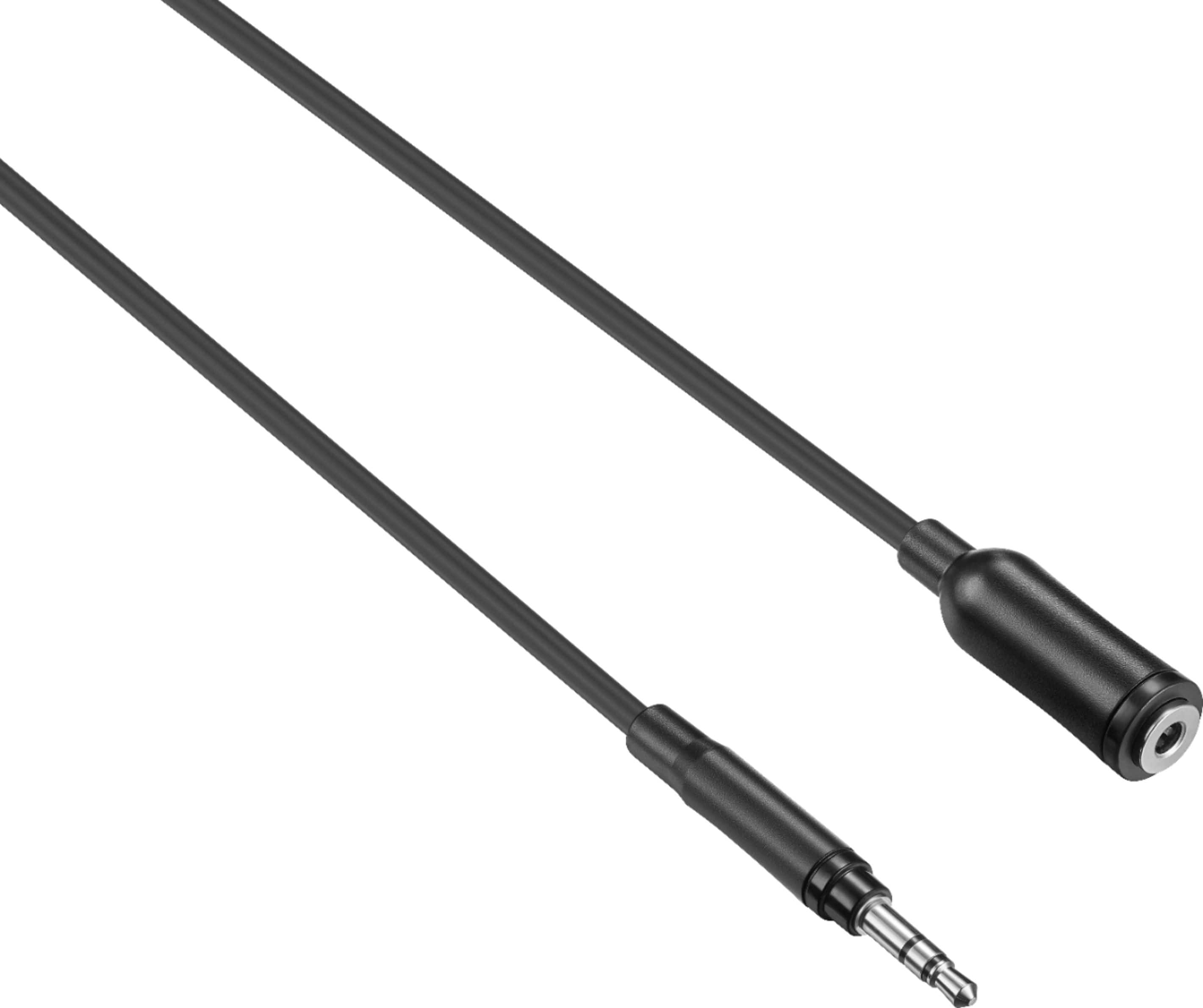 Alt View 13. Best Buy essentials™ - 6' 3.5mm Male-to-Female Audio Extension Cable - Black.