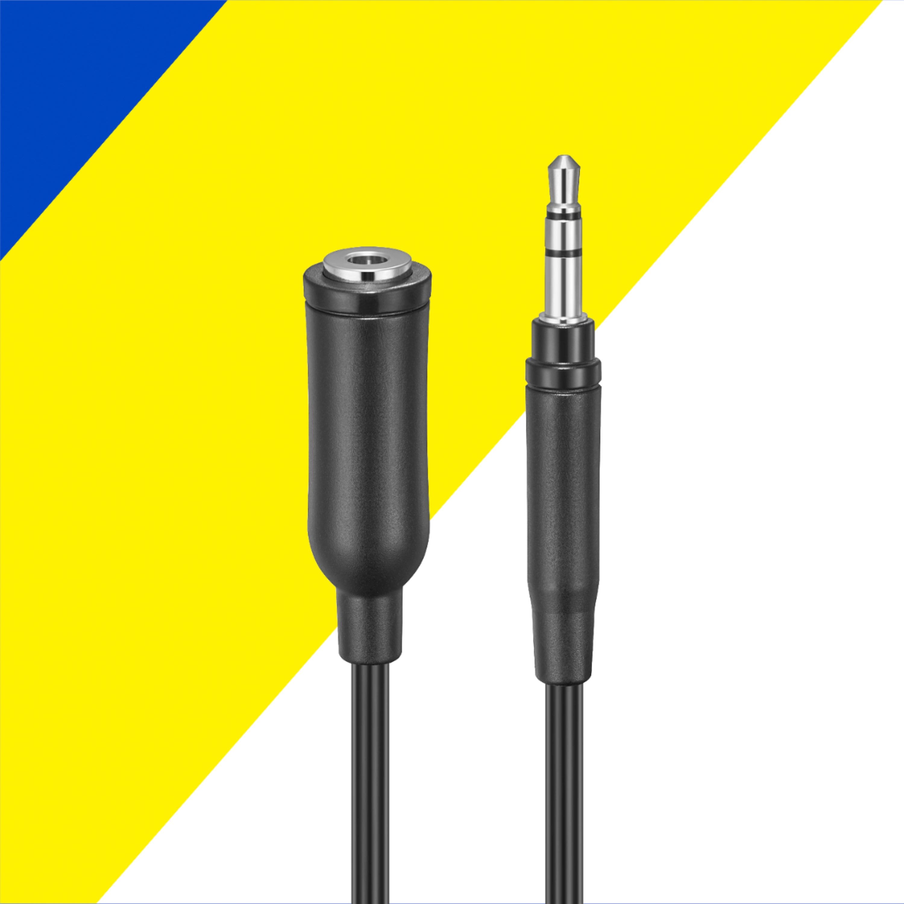 Alt View 16. Best Buy essentials™ - 6' 3.5mm Male-to-Female Audio Extension Cable - Black.