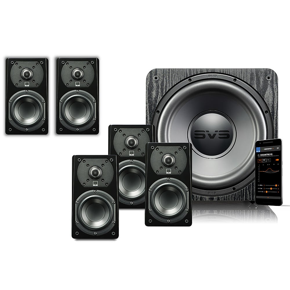 Alt View 14. SVS - Prime Satellite 5.1 Speaker System - Black Ash.