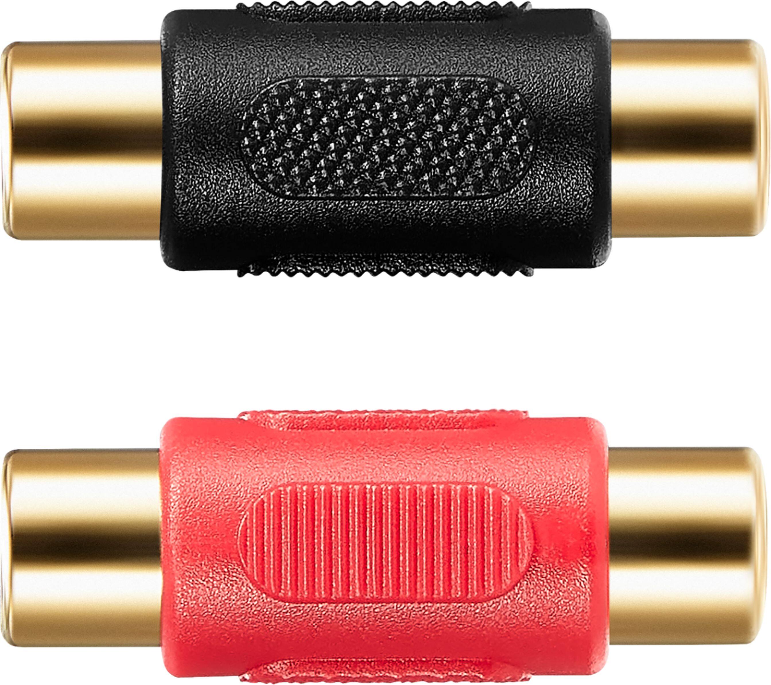 thumbnail image 2 of 4x RCA Cable Splice Couplers – Double Female Audio Jack Adapters By Vital Wave Technology 2 of 3