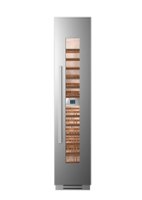 Bertazzoni - 52-Wine Bottle Wine Cellar Column with Two Temperature Zones - Stainless steel - Front_Zoom