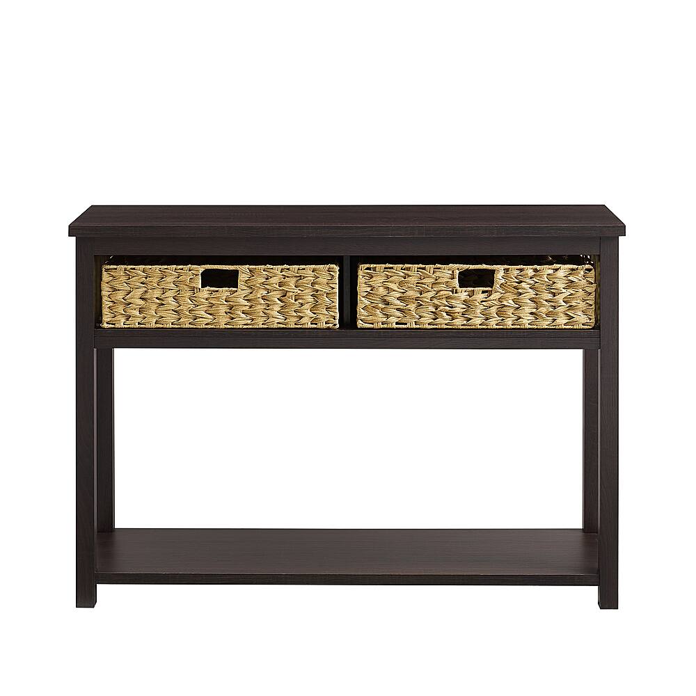 Best Buy Walker Edison 48” Mission Style Entry Table with Storage