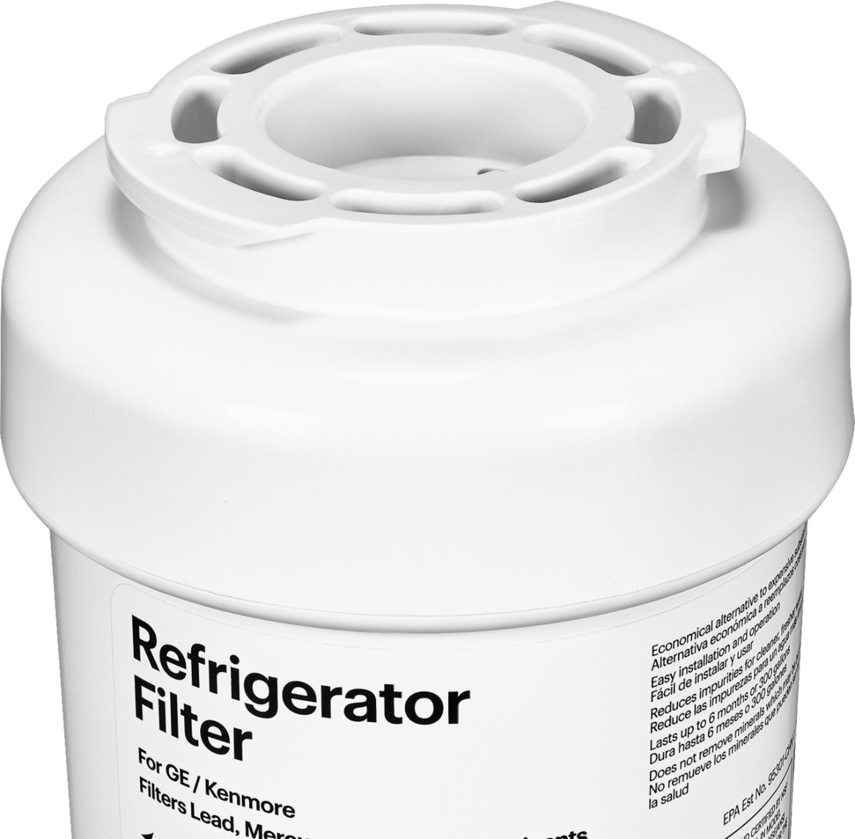 Alt View 11. Best Buy essentials™ - NSF 42/53 Water Filter Replacement for Select GE and Kenmore Refrigerators - White.
