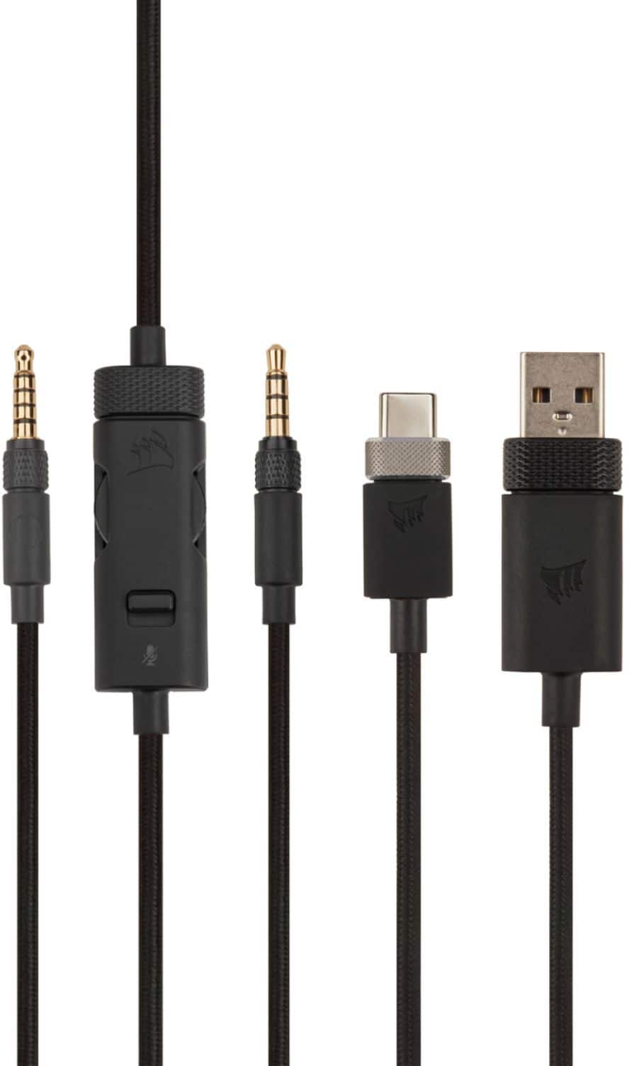 Alt View 19. CORSAIR - VIRTUOSO XT Wireless Gaming Headset for PC, Mac, PS5, PS4, and Mobile - Slate.