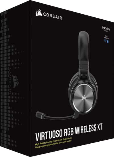 CORSAIR VIRTUOSO XT Wireless Gaming Headset for PC, Mac, PS5, PS4 CORSAIR VIRTUOSO XT Wireless Gaming Headset for PC, Mac, PS5, PS4