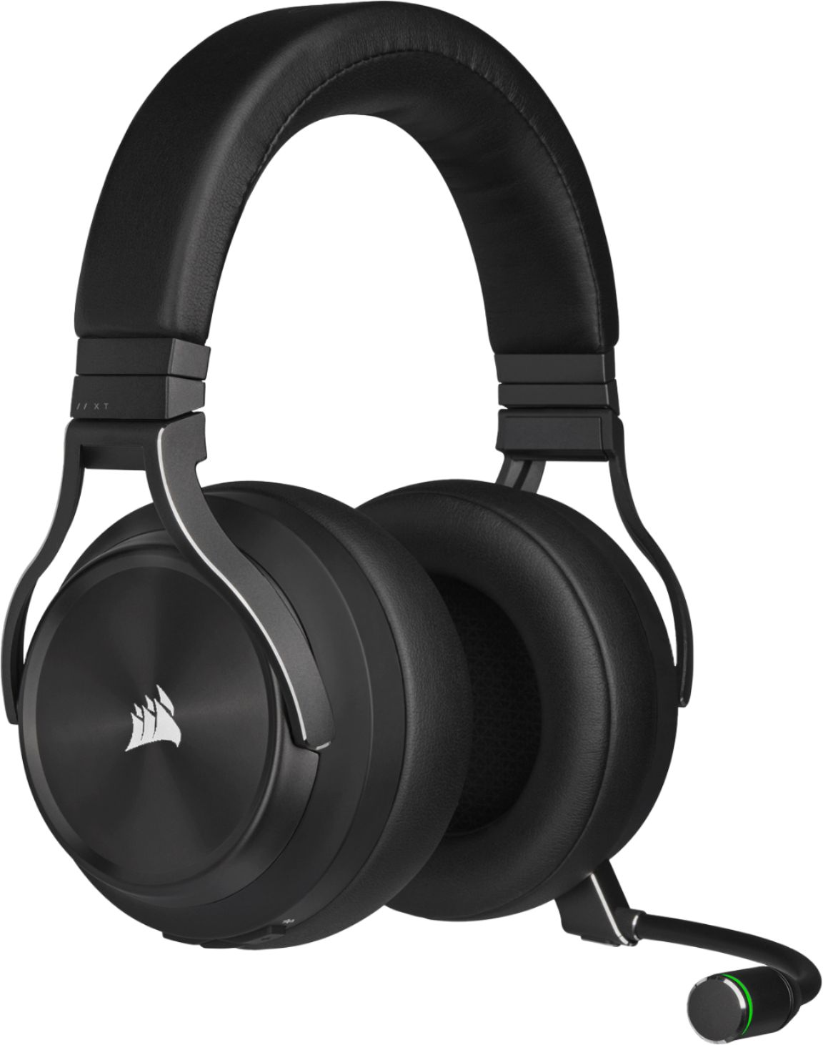 Left View: CORSAIR - VIRTUOSO RGB XT Wireless Dolby Atmos Gaming Headset for PC, Mac, PS5/PS4 with Bluetooth - Slate