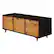 Angle. Walker Edison - Mid Century Storage Console with 3 Drawers for TVs up to 55" - Caramel/black.