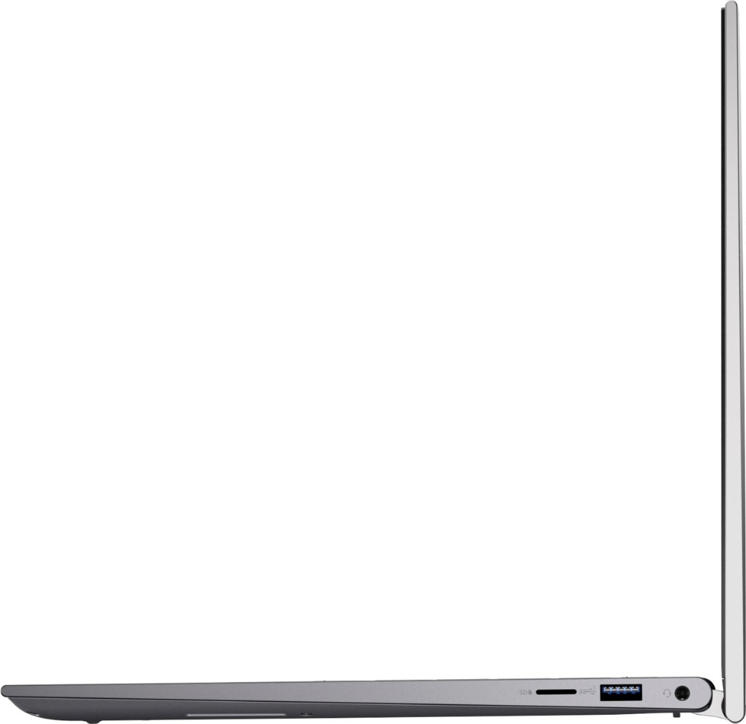 Left View: Samsung - Galaxy Book Pro 360 13.3" AMOLED Touch-Screen Laptop - Intel Evo Platform Core i7 - 16GB Memory - 512GB SSD - Mystic Navy