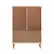 Alt View 24. Walker Edison - Modern 4 Drawer Dresser - Caramel.