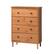Left. Walker Edison - Modern 4 Drawer Dresser - Caramel.
