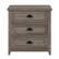 Front Zoom. Walker Edison - 25” Classic Framed 3 Drawer Bedside Table - Grey Wash.