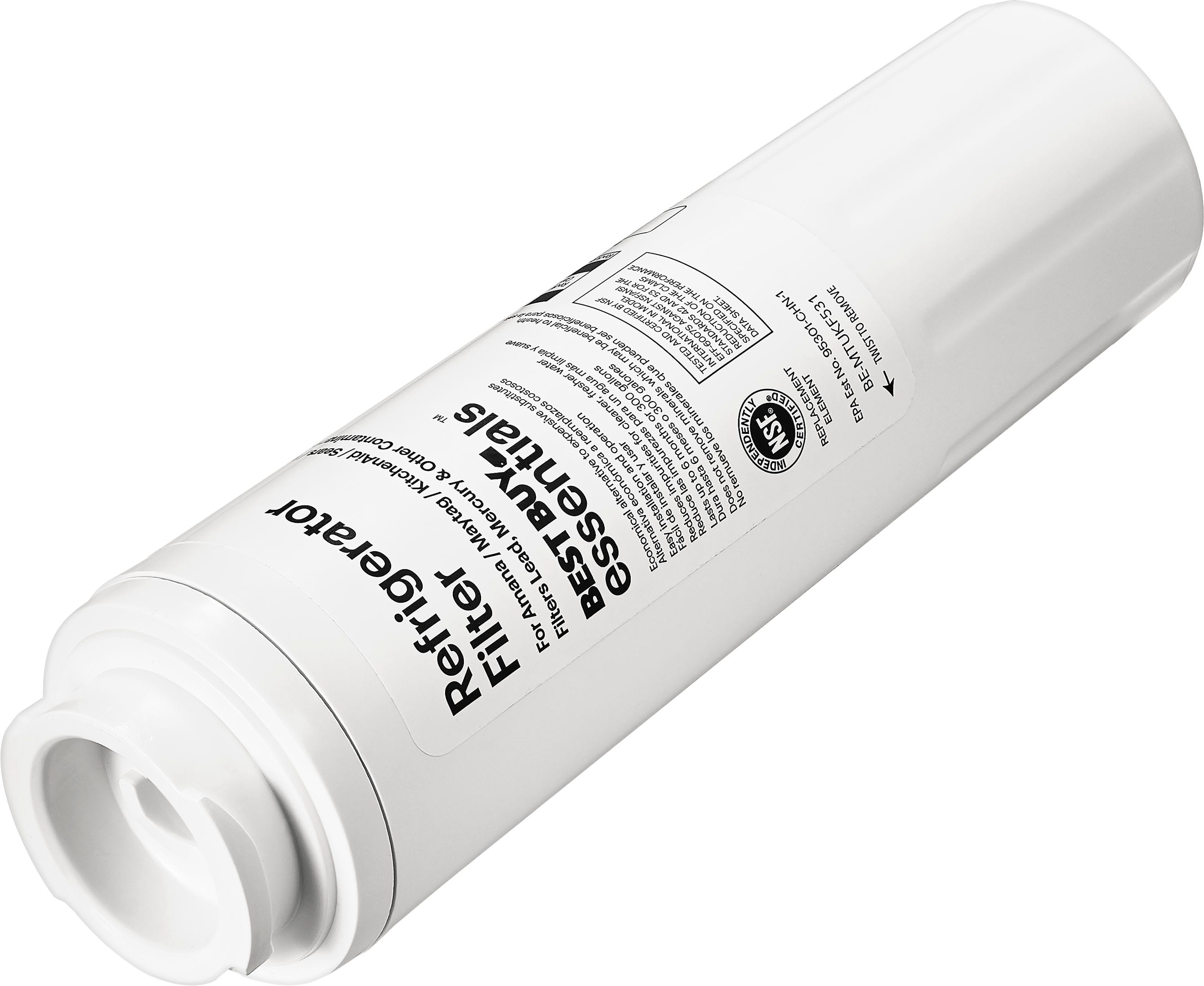 Alt View 17. Best Buy essentials™ - NSF 42/53 Water Filter Replacement for Select Amana/Maytag, KitchenAid and Sears/Kenmore Refrigerators - White.