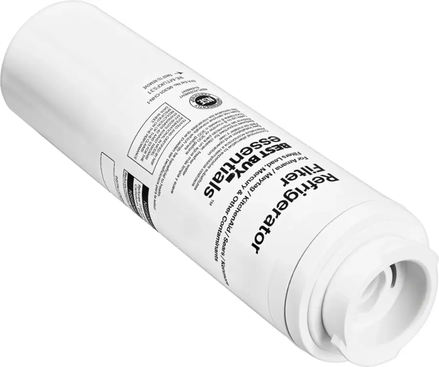 Alt View 18. Best Buy essentials™ - NSF 42/53 Water Filter Replacement for Select Amana/Maytag, KitchenAid and Sears/Kenmore Refrigerators - White.
