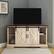 Alt View 11. Walker Edison - Modern Farmhouse TV Stand for TVs up to 58” - Traditional Brown/White Oak.
