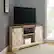 Alt View 13. Walker Edison - Modern Farmhouse TV Stand for TVs up to 58” - Traditional Brown/White Oak.