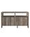 Alt View 2. Walker Edison - Modern Farmhouse Barn Door Highboy TV Stand for TVs up to 65" - Grey Wash.