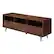 Angle. Walker Edison - Mid Century Modern 3 Drawer Solid Wood Console for TVs up to 80" - Walnut.