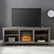Alt View Zoom 11. Walker Edison - Open Storage Fireplace TV Stand for Most TVs Up to 85" - Grey Wash.