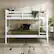 Alt View 14. Walker Edison - Solid Wood Twin over Twin Mission Design Bunk Bed - White.