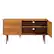Alt View 12. Walker Edison - 58” Solid Wood 2 Door Prism Detail Sideboard - Caramel.