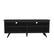 Front. Walker Edison - Simple Contemporary TV Stand for TVs up to 65" - Black.