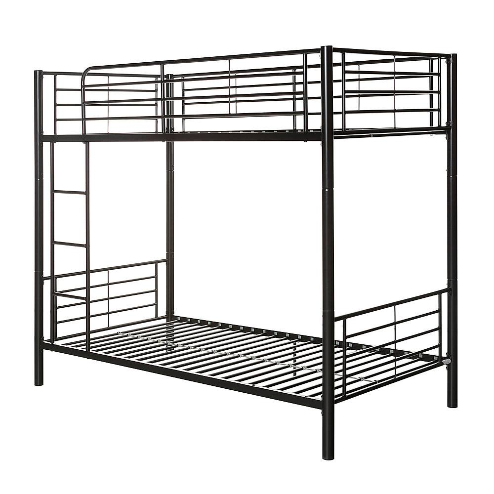 Best Buy: Walker Edison Premium Metal Twin over Twin Bunk Bed Black BBTOTBL