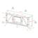 Alt View 15. Walker Edison - 58" Modern Farmhouse Barndoor Fireplace TV Stand for Most TVs up to 65" - Grey Wash.