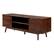 Angle. Walker Edison - Modern 2 Door Solid Wood TV Stand for TVs up to 80” - Walnut.