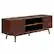 Left. Walker Edison - Modern 2 Door Solid Wood TV Stand for TVs up to 80” - Walnut.