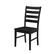 Angle. Walker Edison - Modern Farmhouse Dining Chair, Set of 2 - Black.