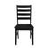 Front. Walker Edison - Modern Farmhouse Dining Chair, Set of 2 - Black.