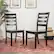 Alt View 11. Walker Edison - Modern Farmhouse Dining Chair, Set of 2 - Black.