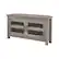 Left. Walker Edison - Transitional Modern Farmhouse Wood Corner TV Stand for TVs up to 50" - Grey Wash.